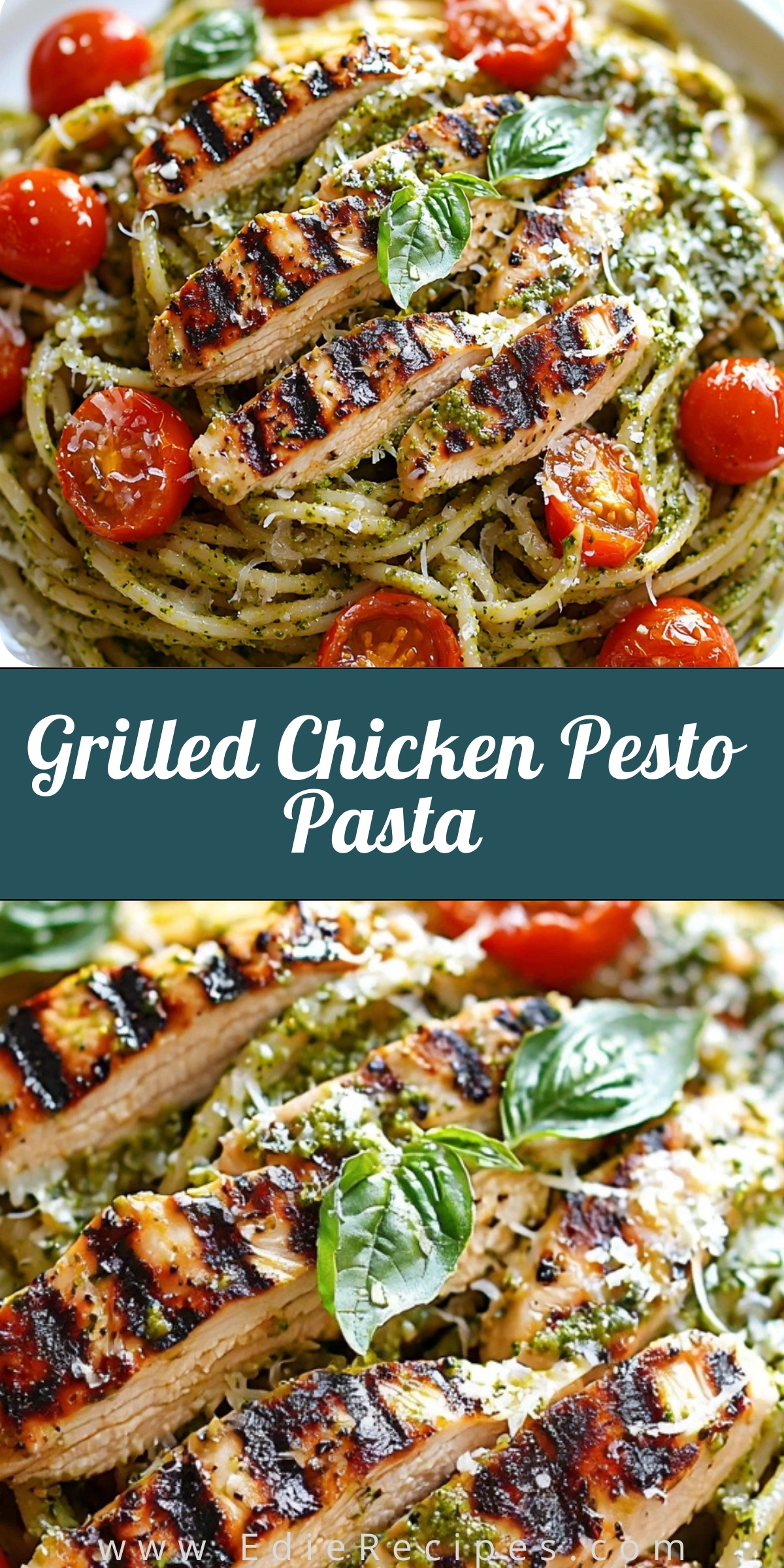 Grilled Chicken Pesto Pasta