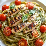 Grilled Chicken Pesto Pasta