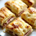 Ham and Cheese Puff Pastry Squares