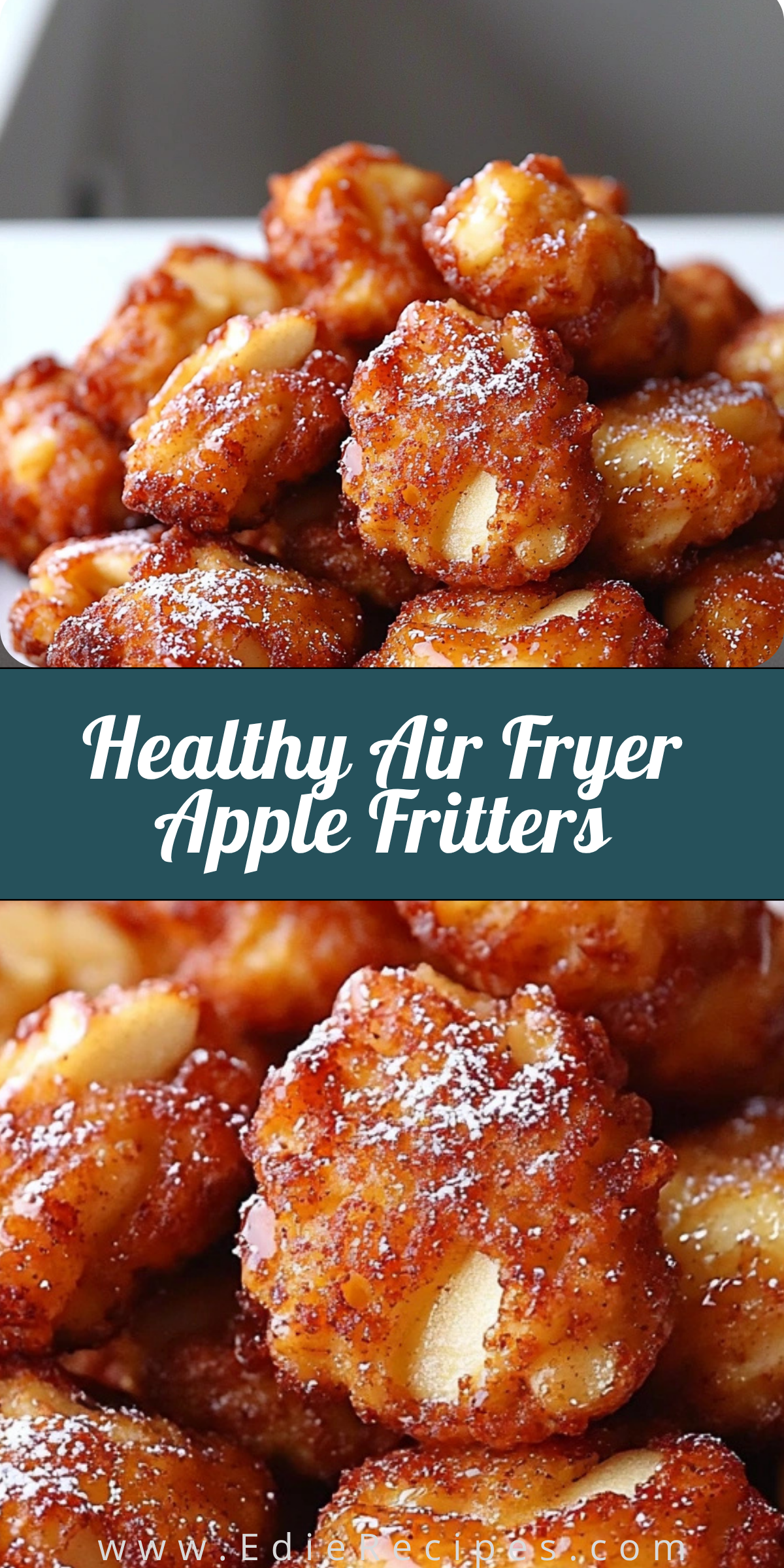 Healthy Air Fryer Apple Fritters