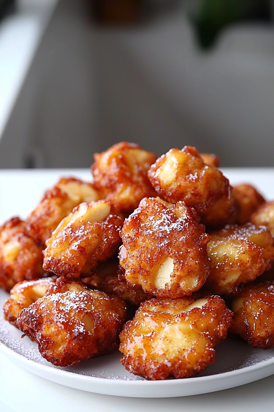 Healthy Air Fryer Apple Fritters