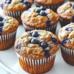 Healthy Greek Yogurt Blueberry Protein Muffins