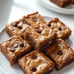 Healthy Peanut Butter Greek Yogurt Breakfast Blondies