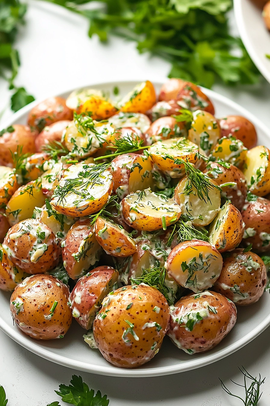 Herb Potato Salad (No-Mayo)