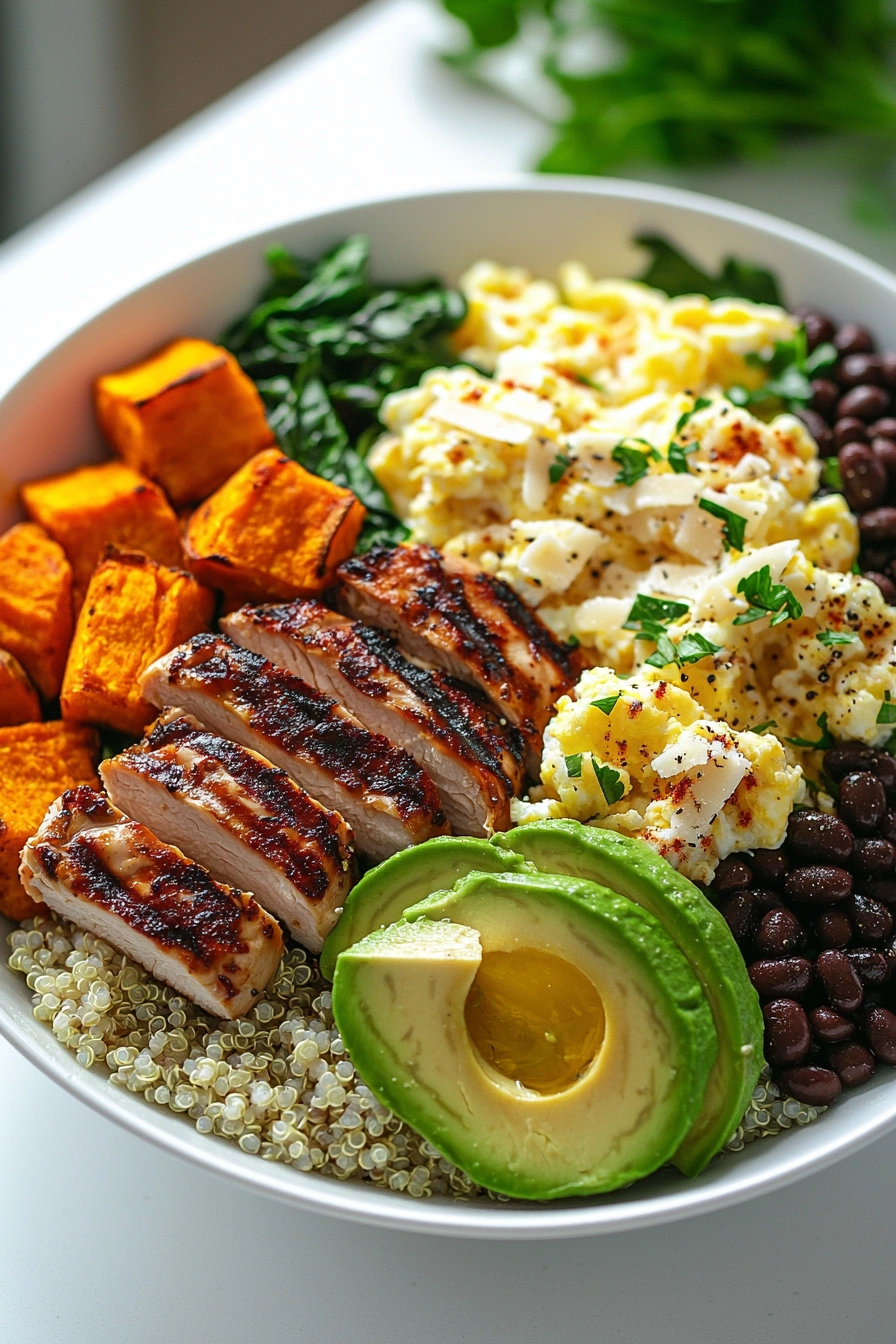 High Protein Breakfast Bowls