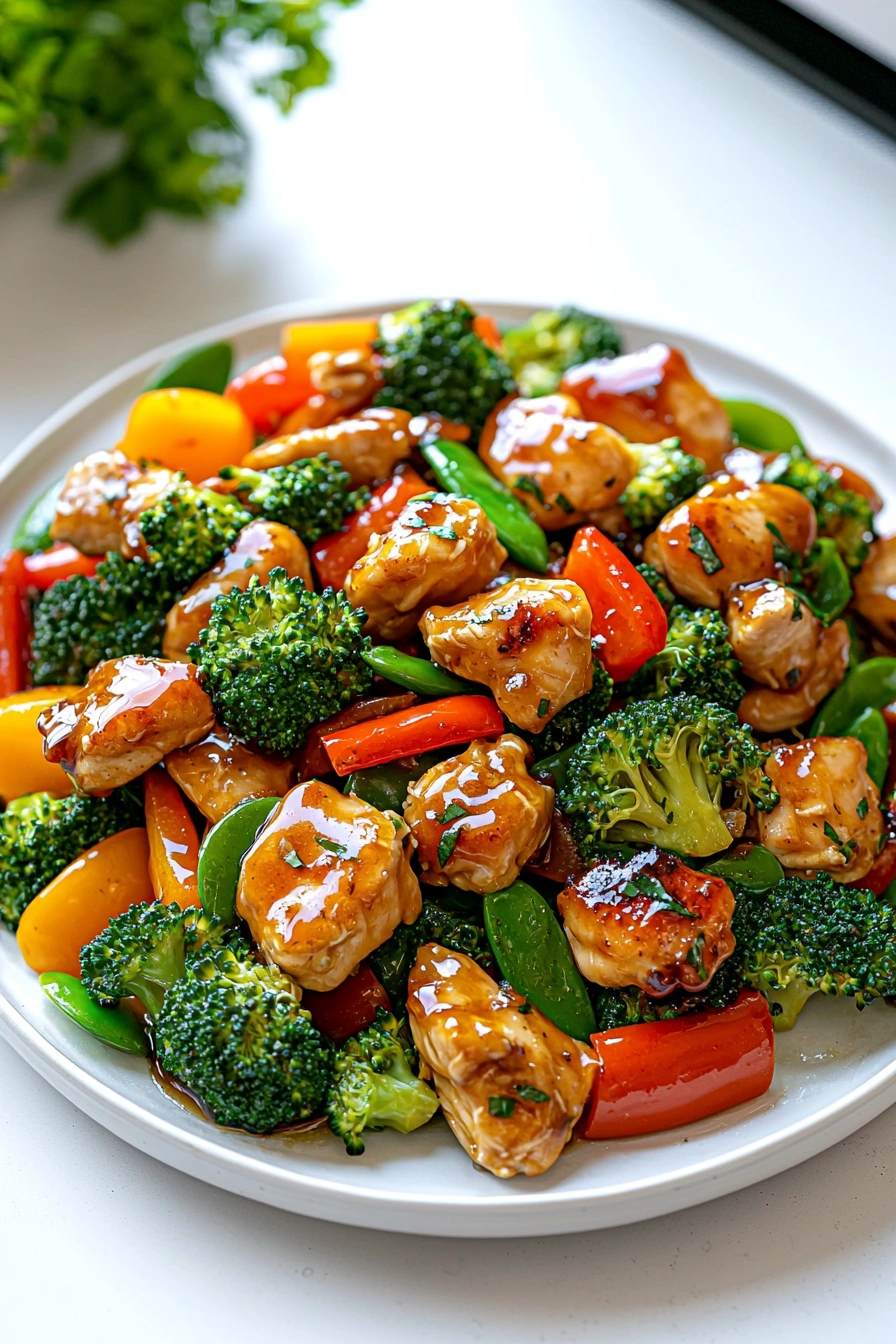 Honey Garlic Chicken Stir-Fry