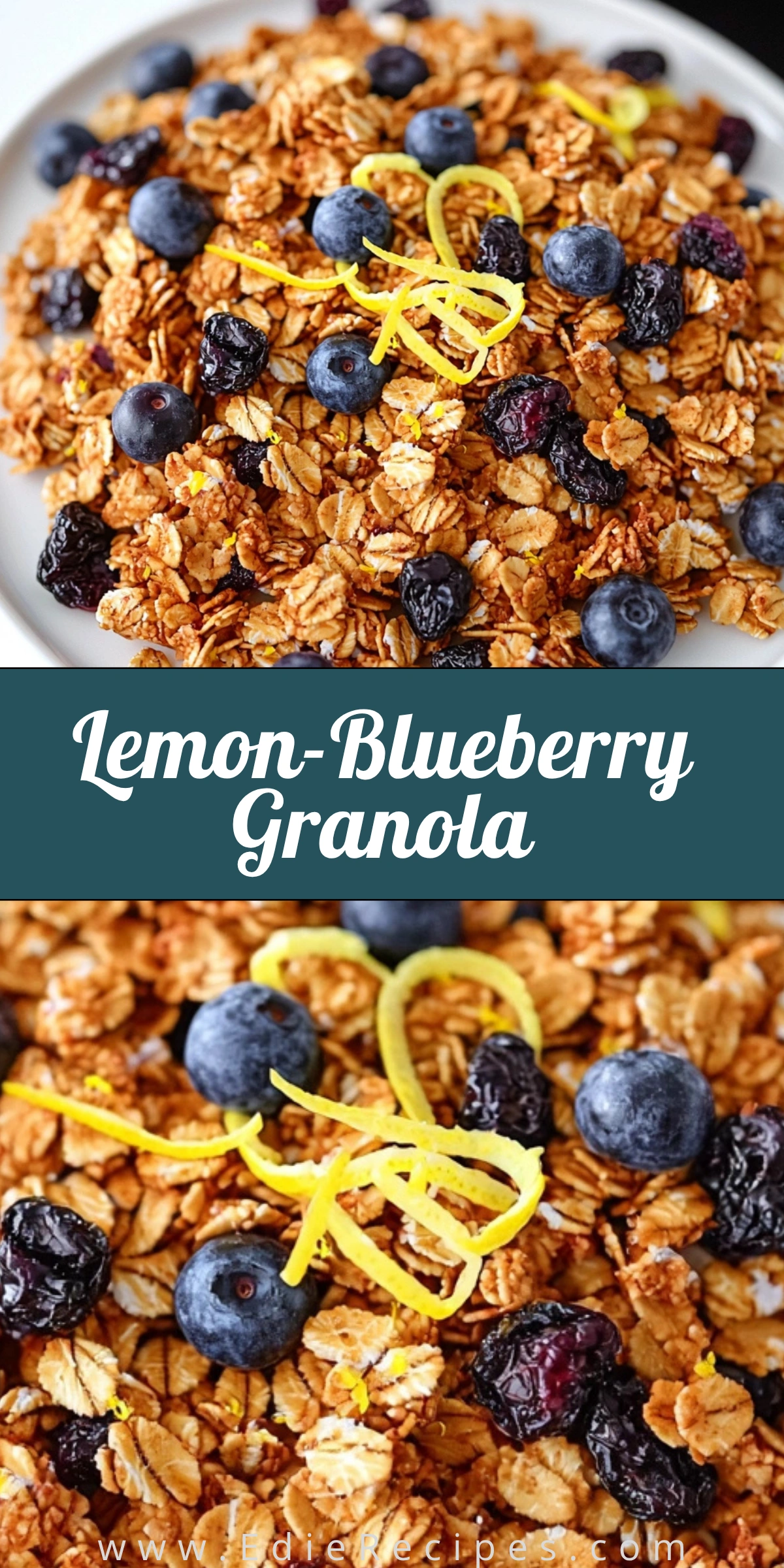 Lemon-Blueberry Granola