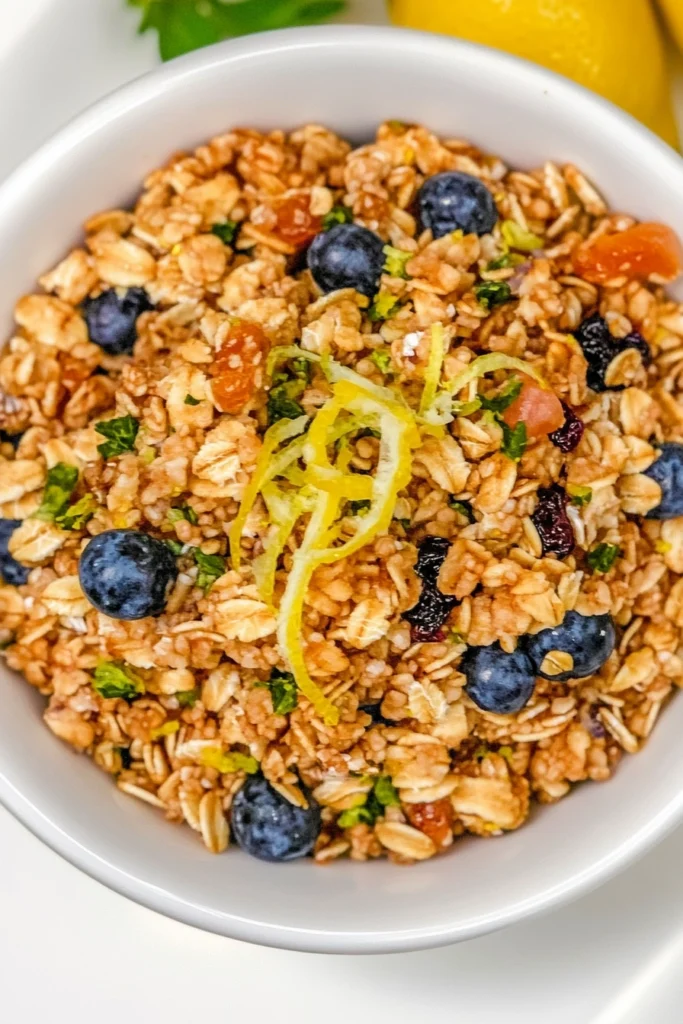 Lemon-Blueberry Granola