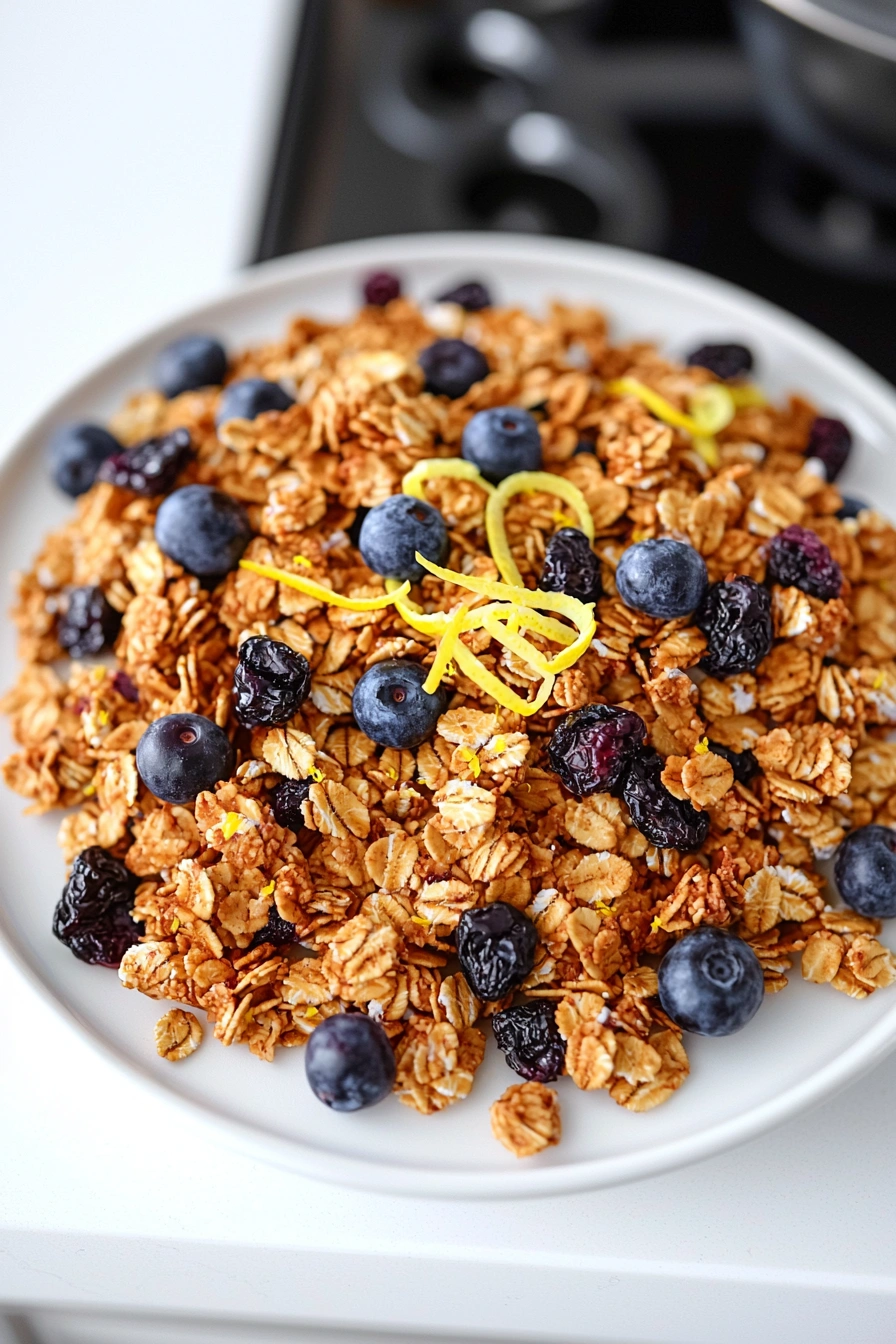 Lemon-Blueberry Granola