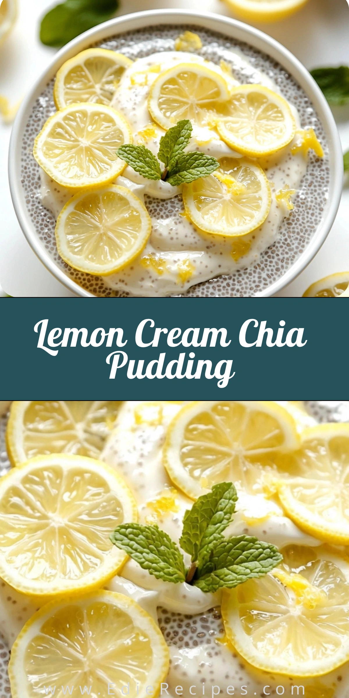 Lemon Cream Chia Pudding