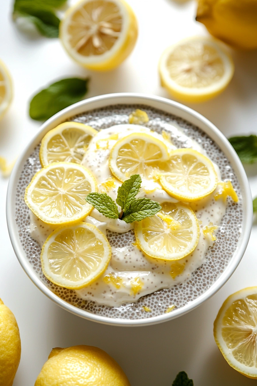 Lemon Cream Chia Pudding