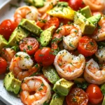Lemony Shrimp, Avocado, and Tomato Salad