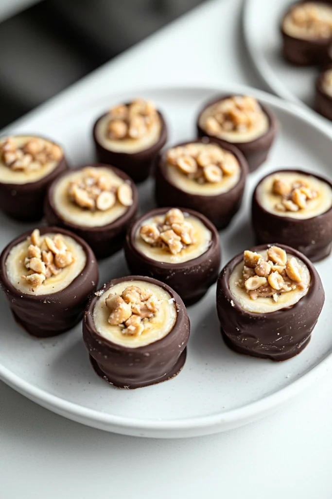 Low Calorie Frozen Banana Snickers