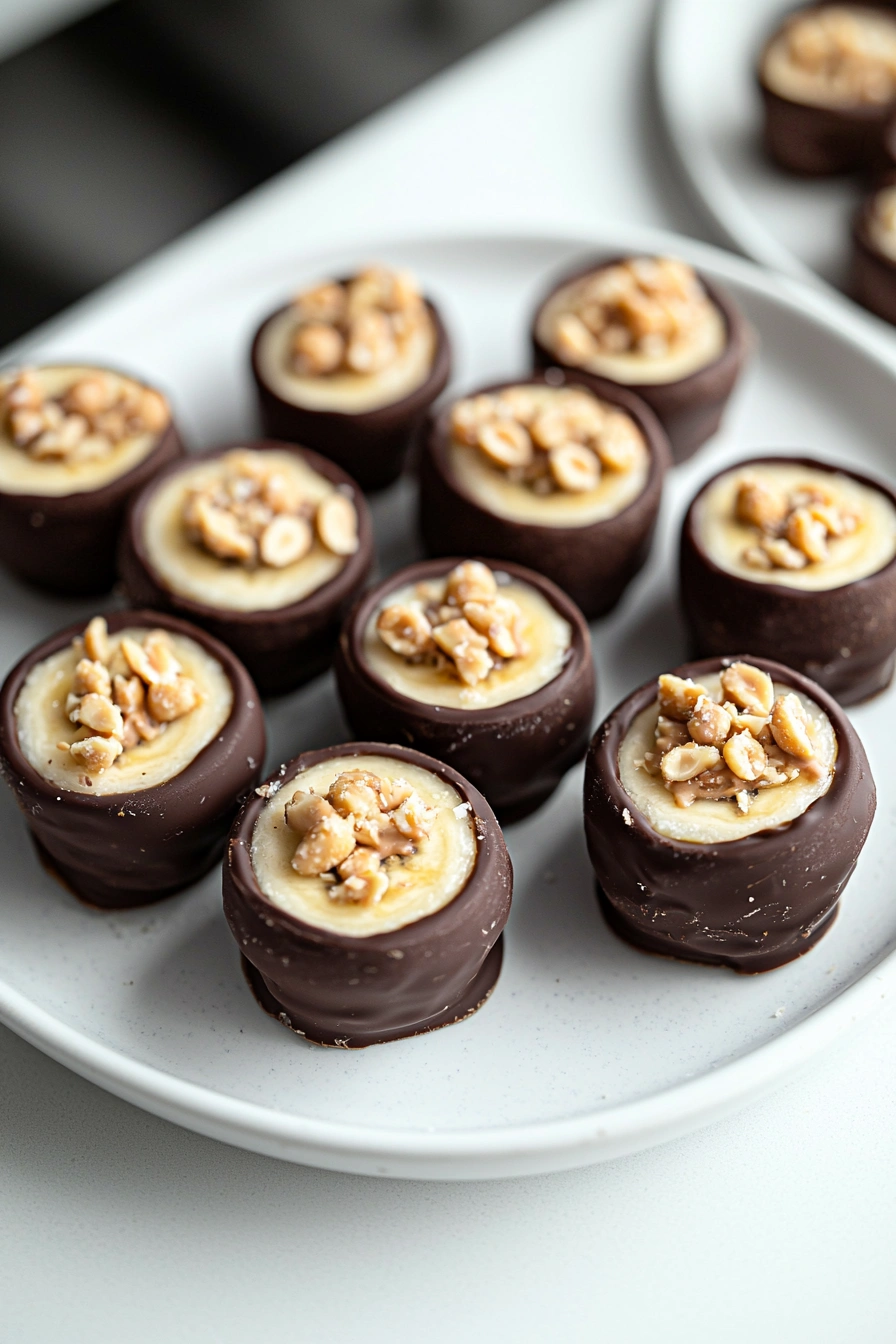 Low Calorie Frozen Banana Snickers