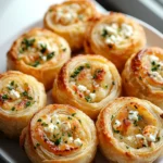 Oven Fried Feta Rolls