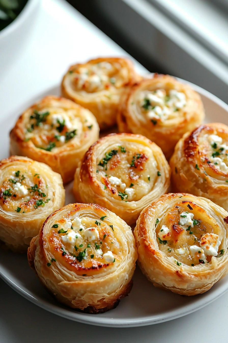 Oven Fried Feta Rolls