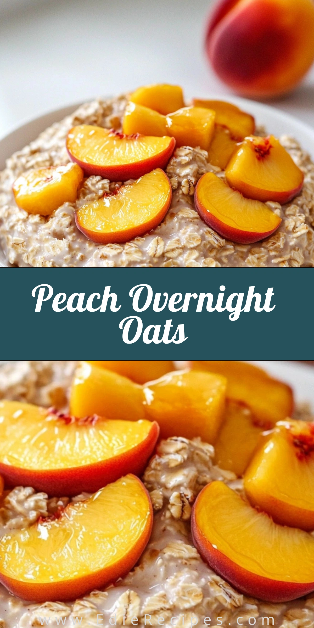 Peach Overnight Oats