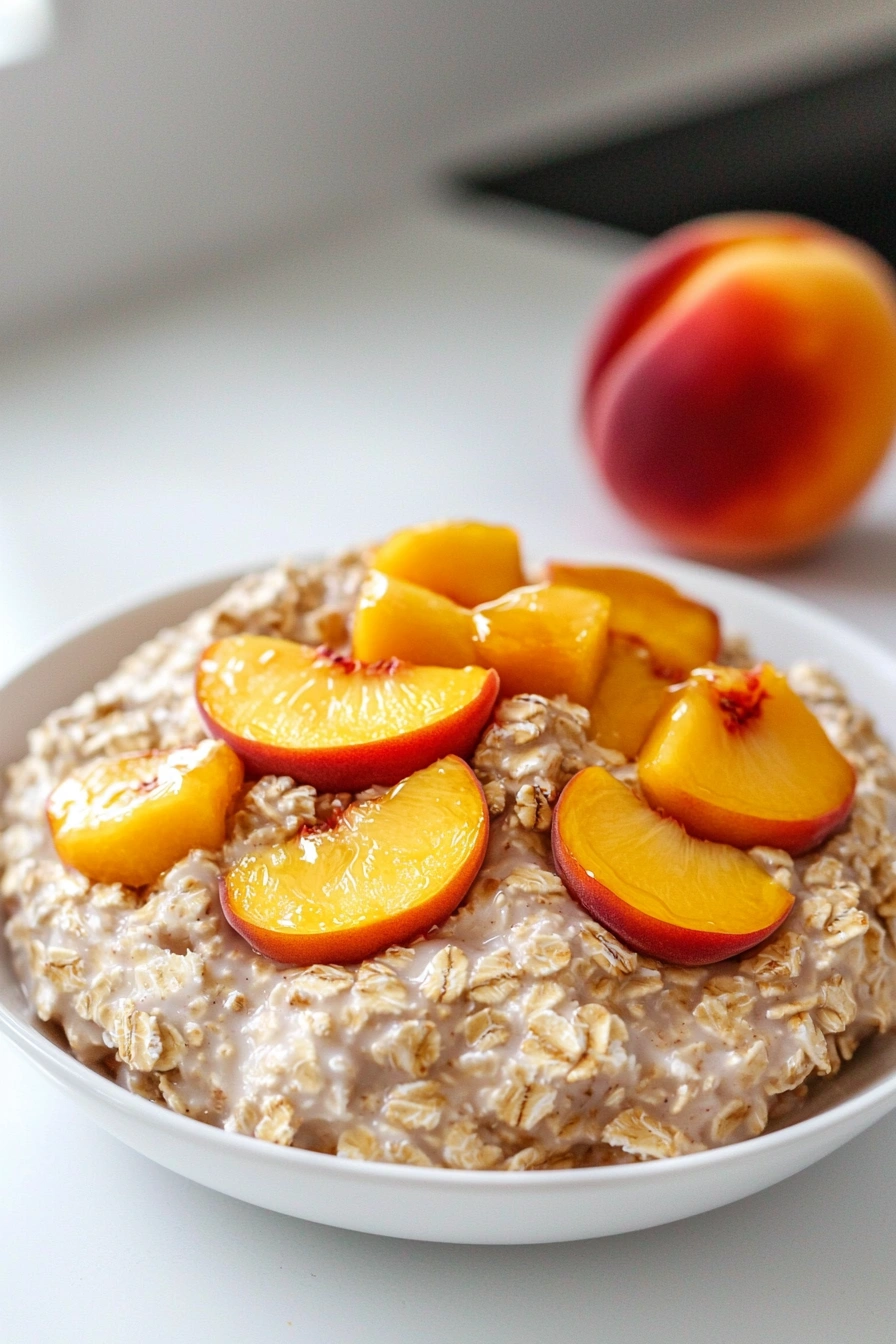 Peach Overnight Oats