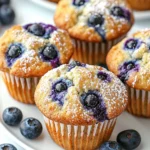 Protein-Packed Blueberry Cottage Cheese Muffins