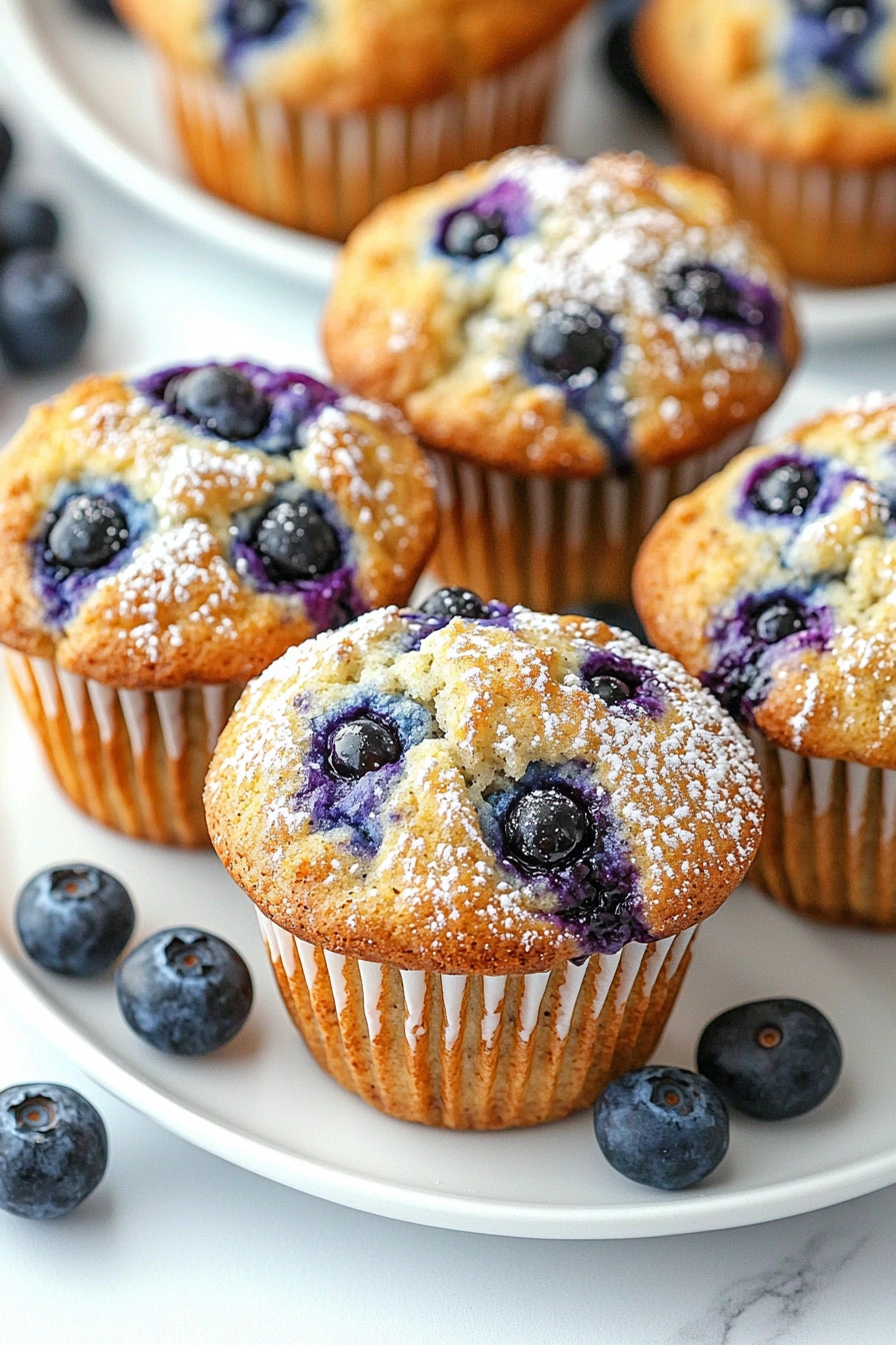 Protein-Packed Blueberry Cottage Cheese Muffins