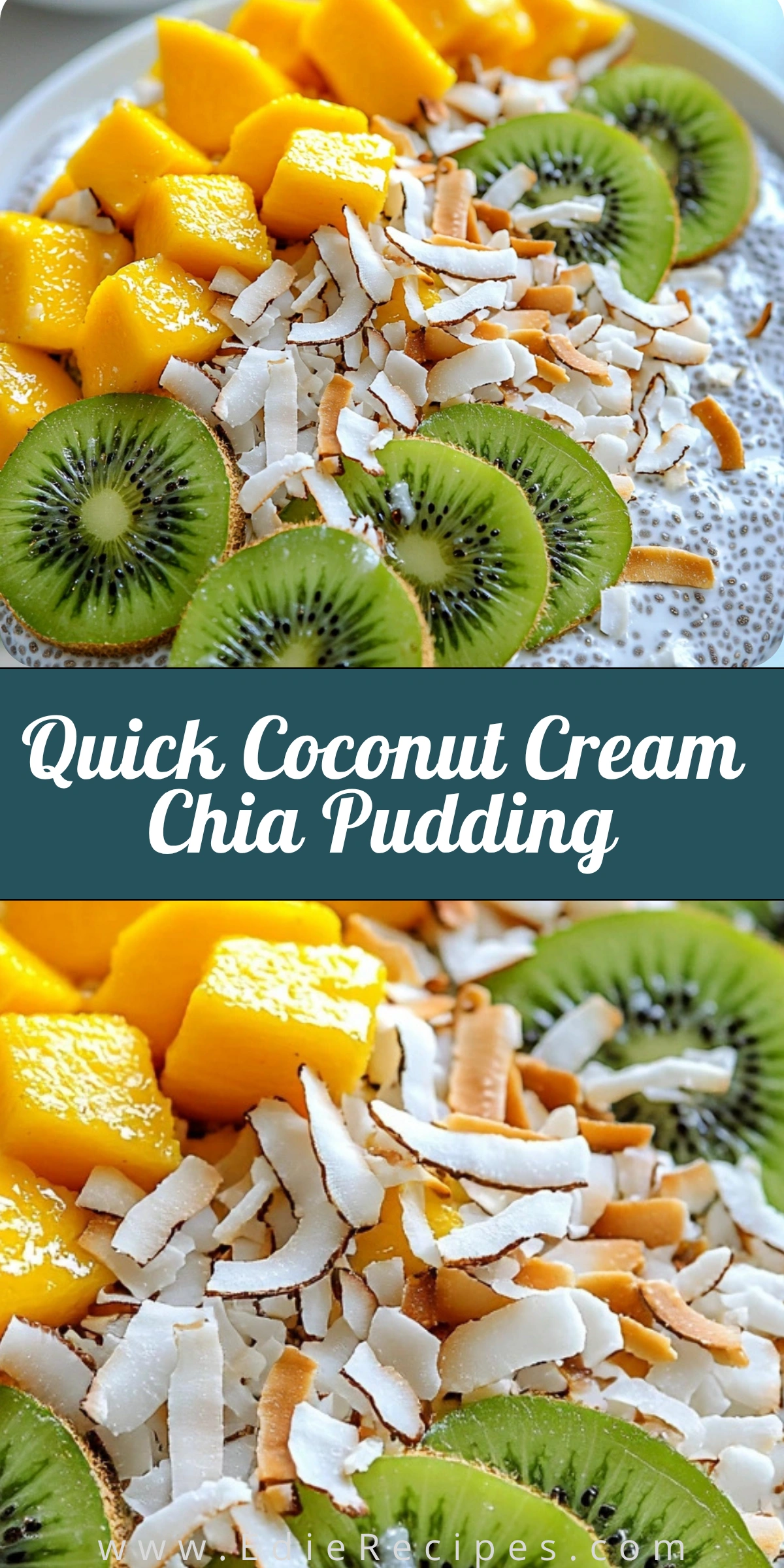 Quick Coconut Cream Chia Pudding