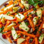 Refreshing Apple Cranberry Carrot Salad
