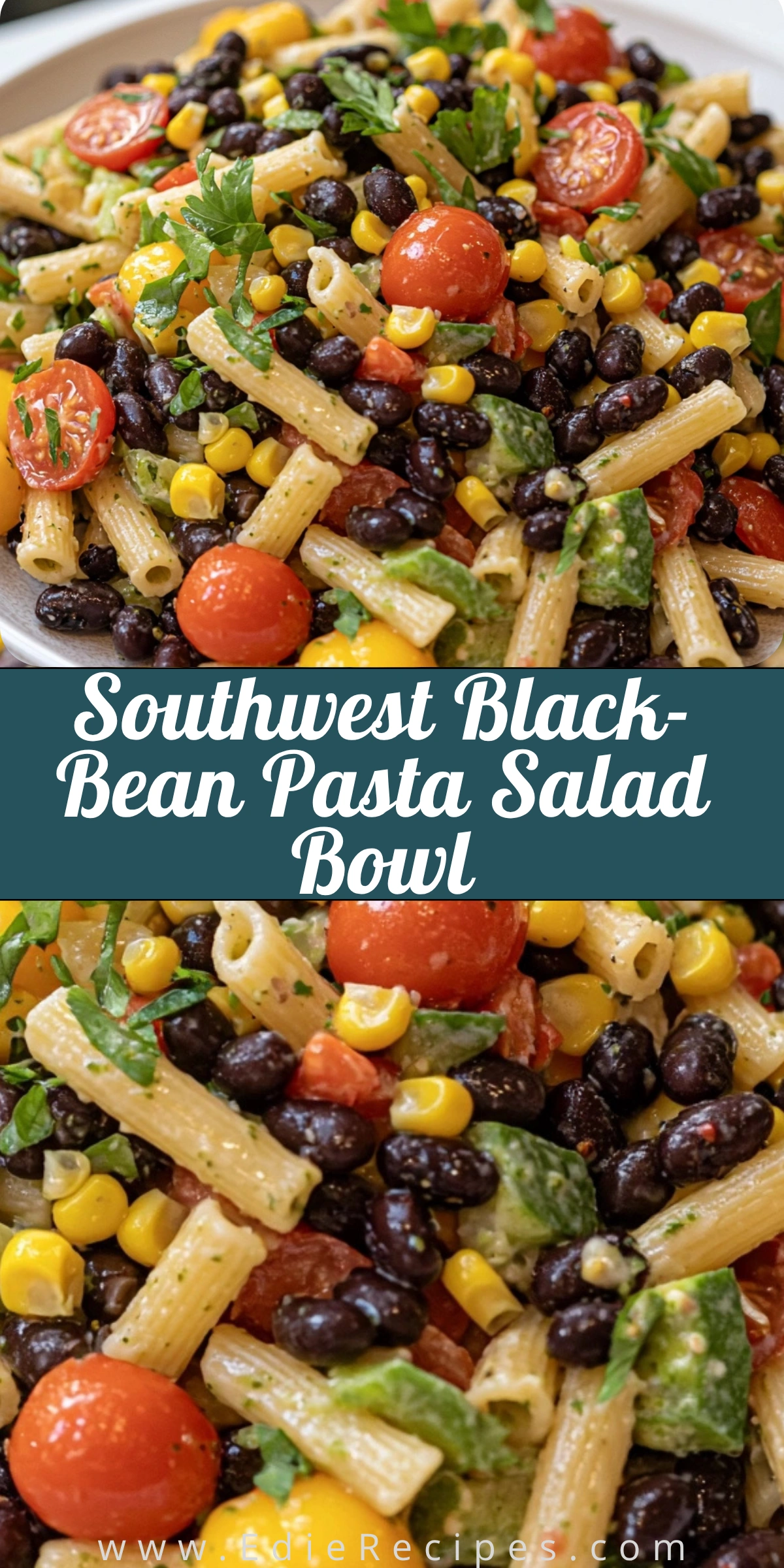 Southwest Black-Bean Pasta Salad Bowl