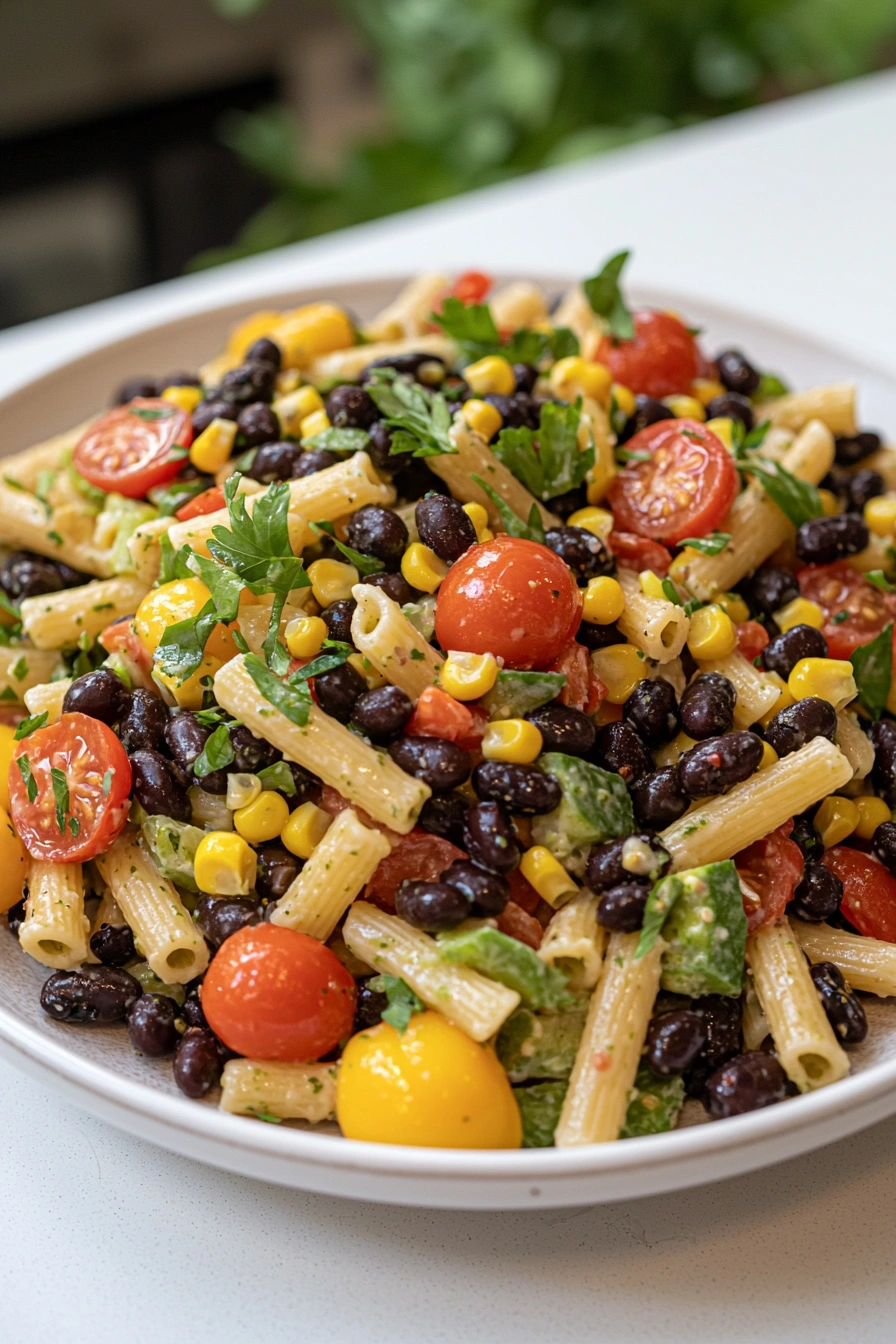 Southwest Black-Bean Pasta Salad Bowl