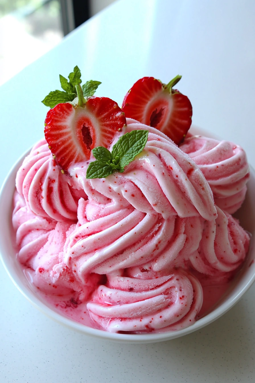 Strawberry Frozen Yogurt