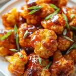 Sweet and Spicy Baked Cauliflower