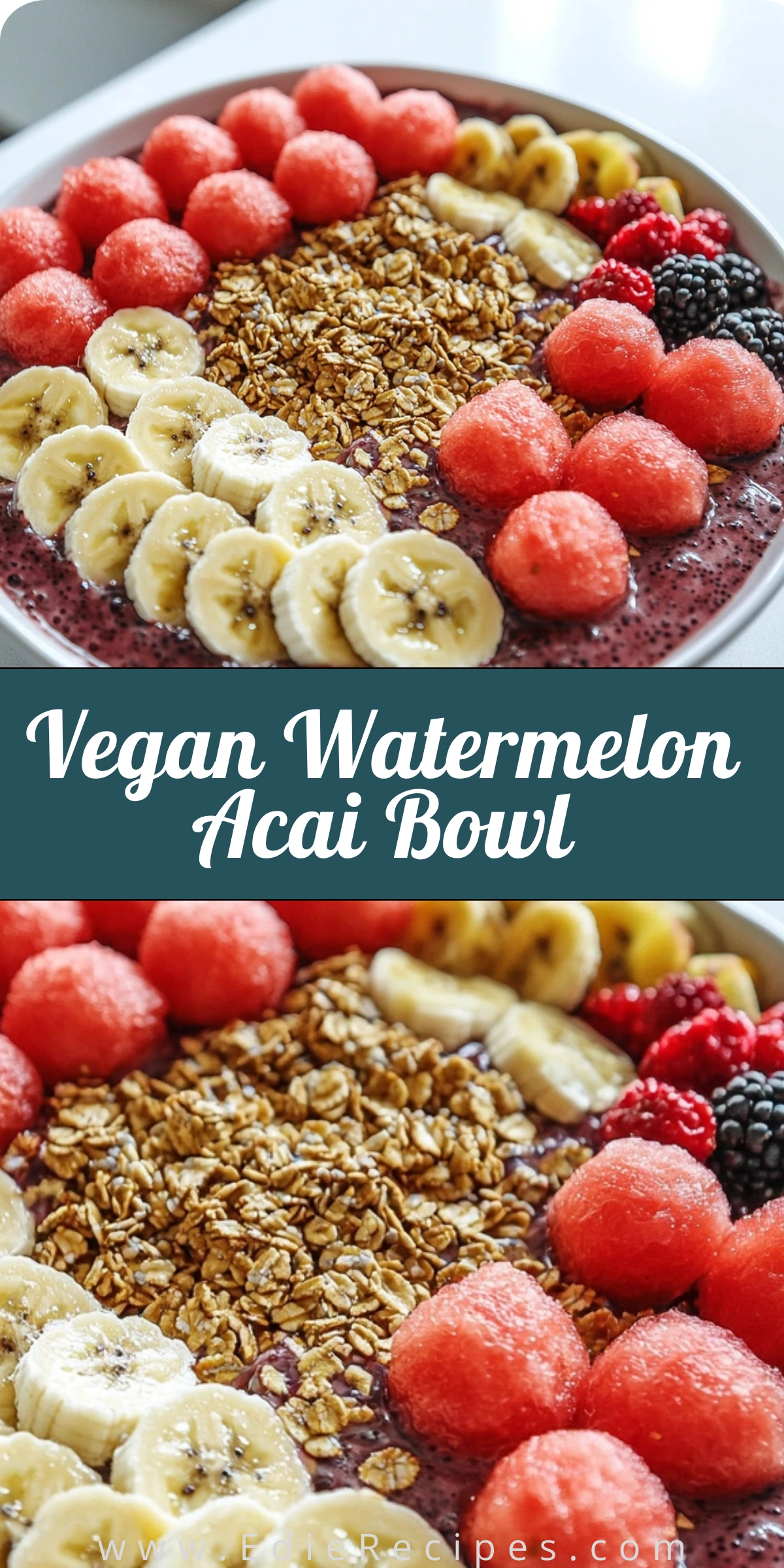 Vegan Watermelon Acai Bowl