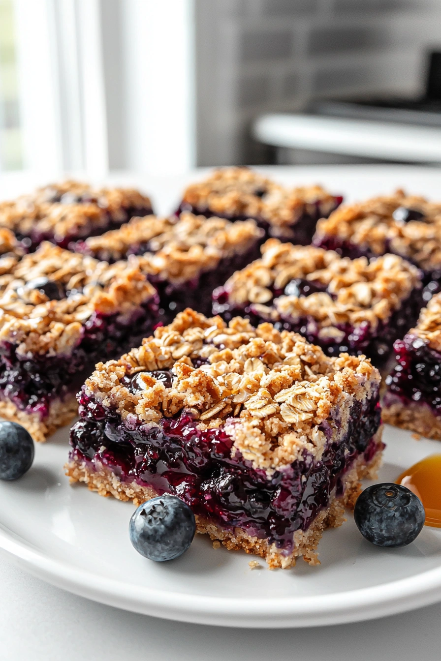 Wholesome Blueberry Oatmeal Bars