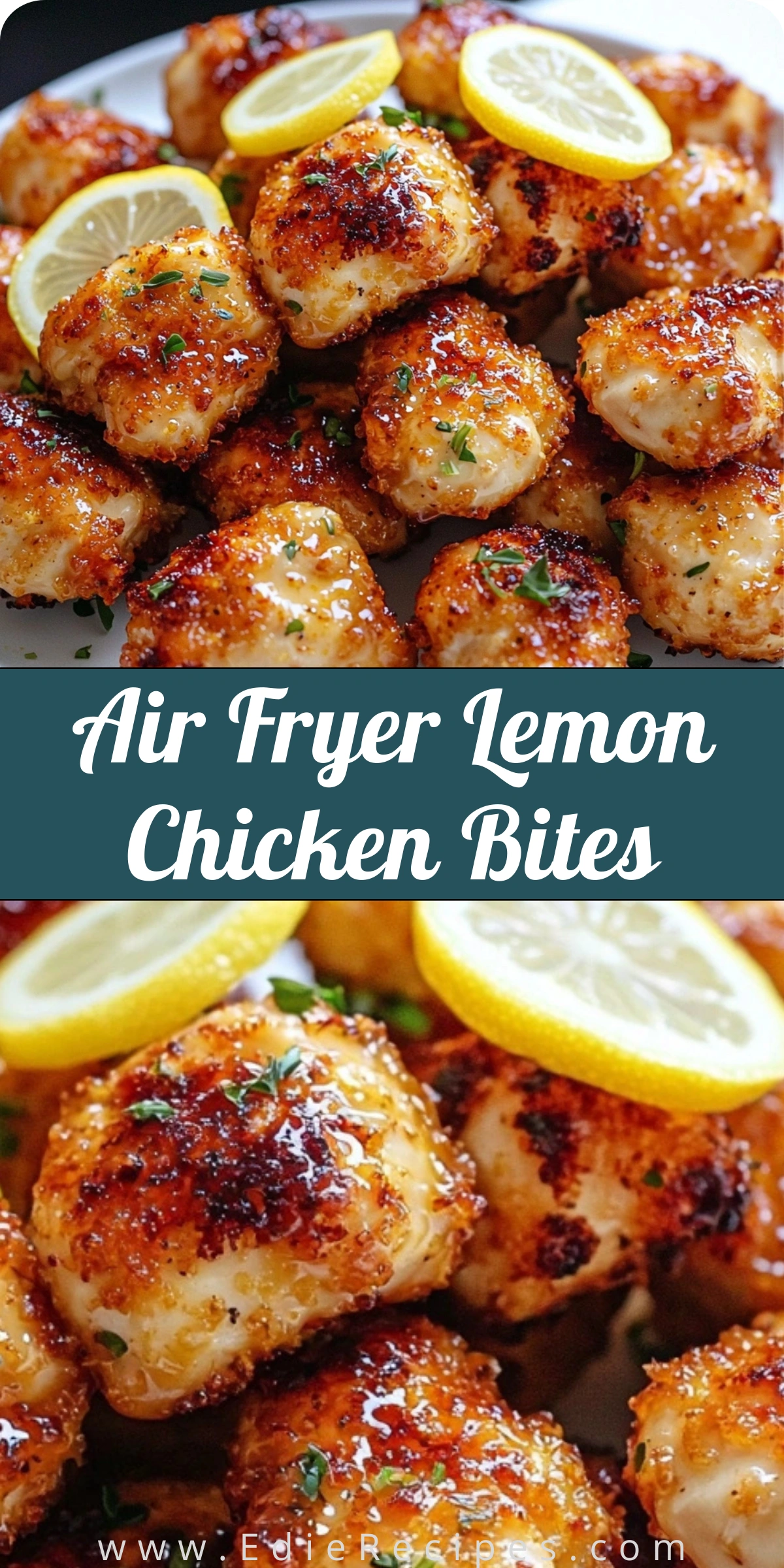 Air Fryer Lemon Chicken Bites