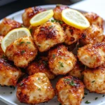 Air Fryer Lemon Chicken Bites
