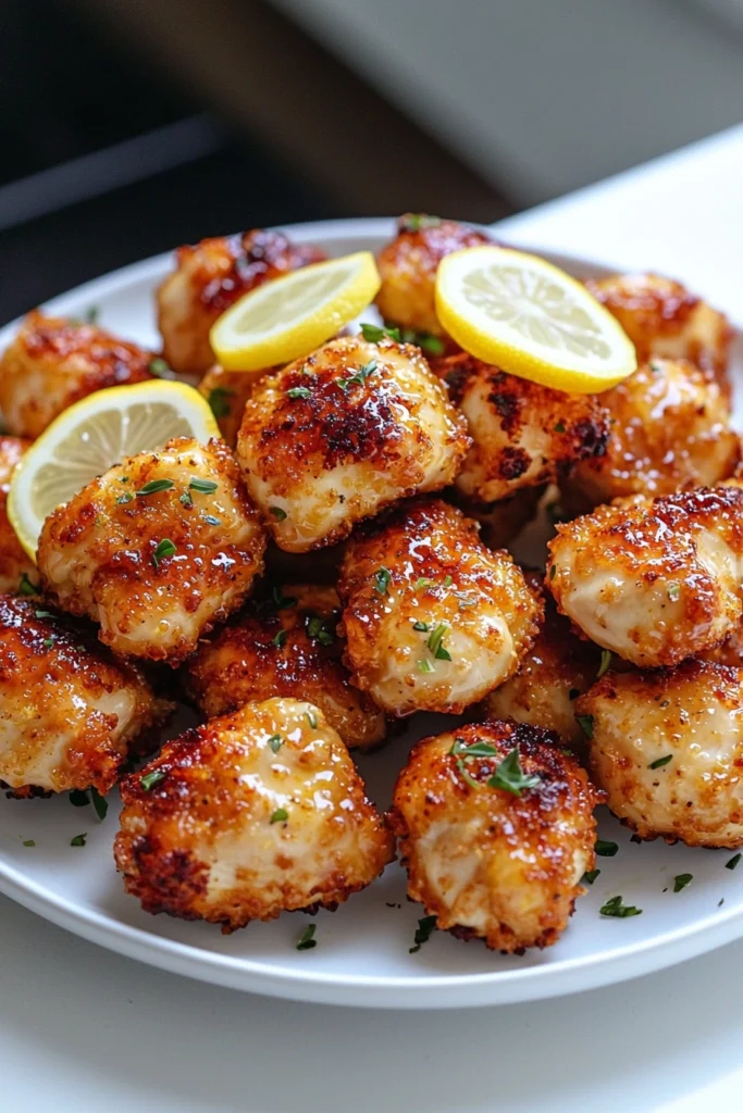 Air Fryer Lemon Chicken Bites