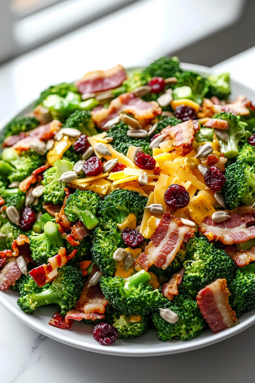 Broccoli Salad with Honey Dijon Dressing