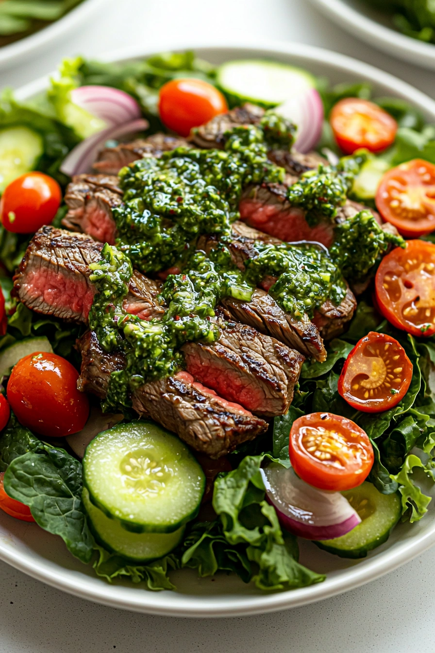 Chimichurri Steak Salad