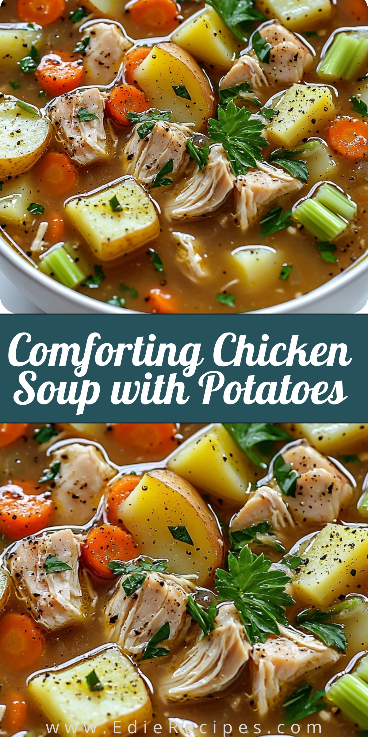 Comforting Chicken Soup with Potatoes