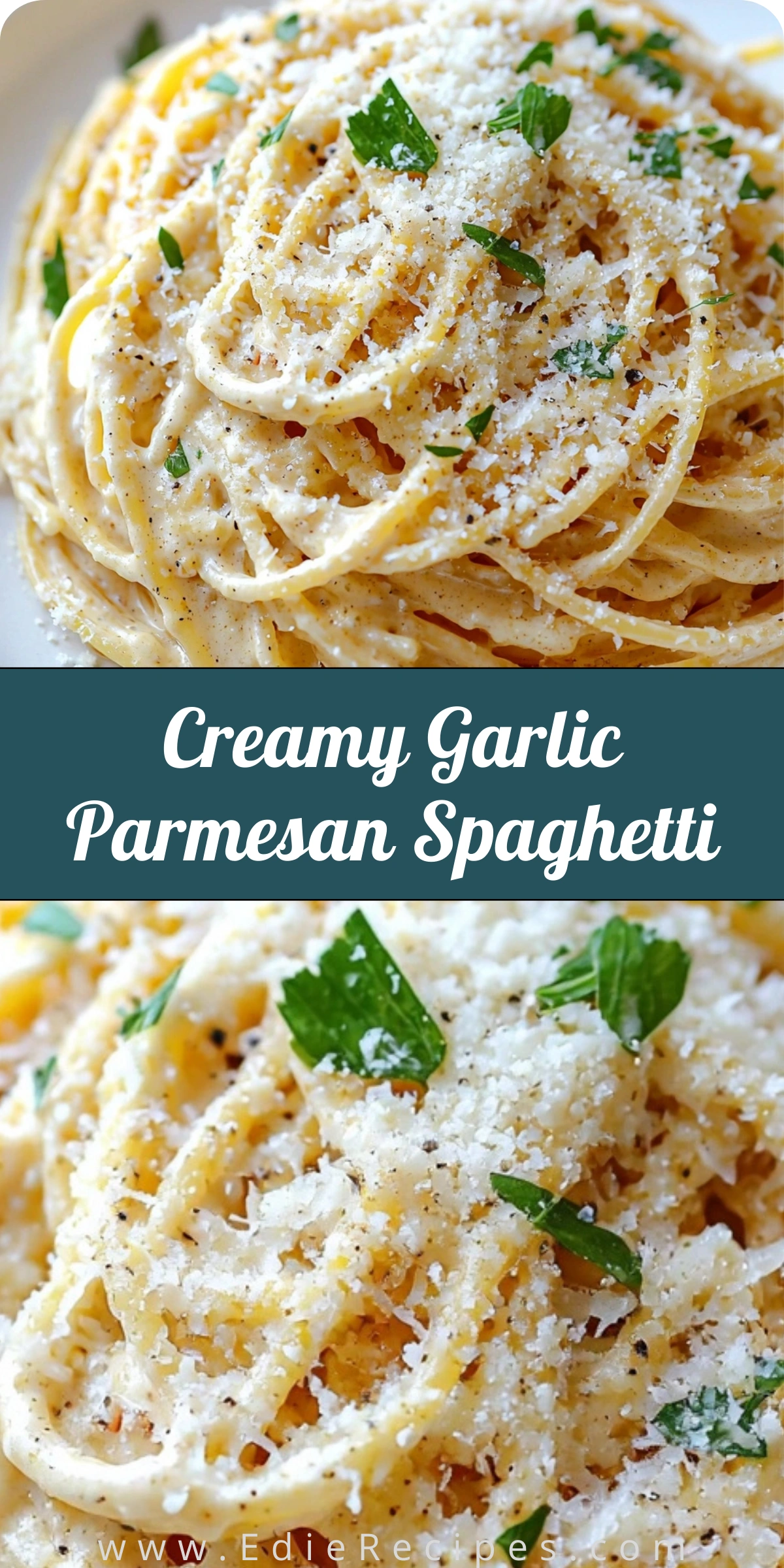 Creamy Garlic Parmesan Spaghetti