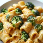 Creamy Vegetarian Broccoli Cheddar Pasta