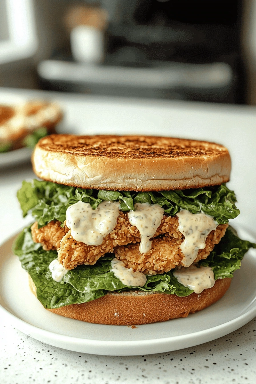 Crispy Chicken Ranch Sandwich