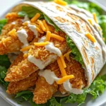 Crispy Chicken Ranch Snack Wrap