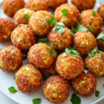 Crispy Garlic Zucchini Balls