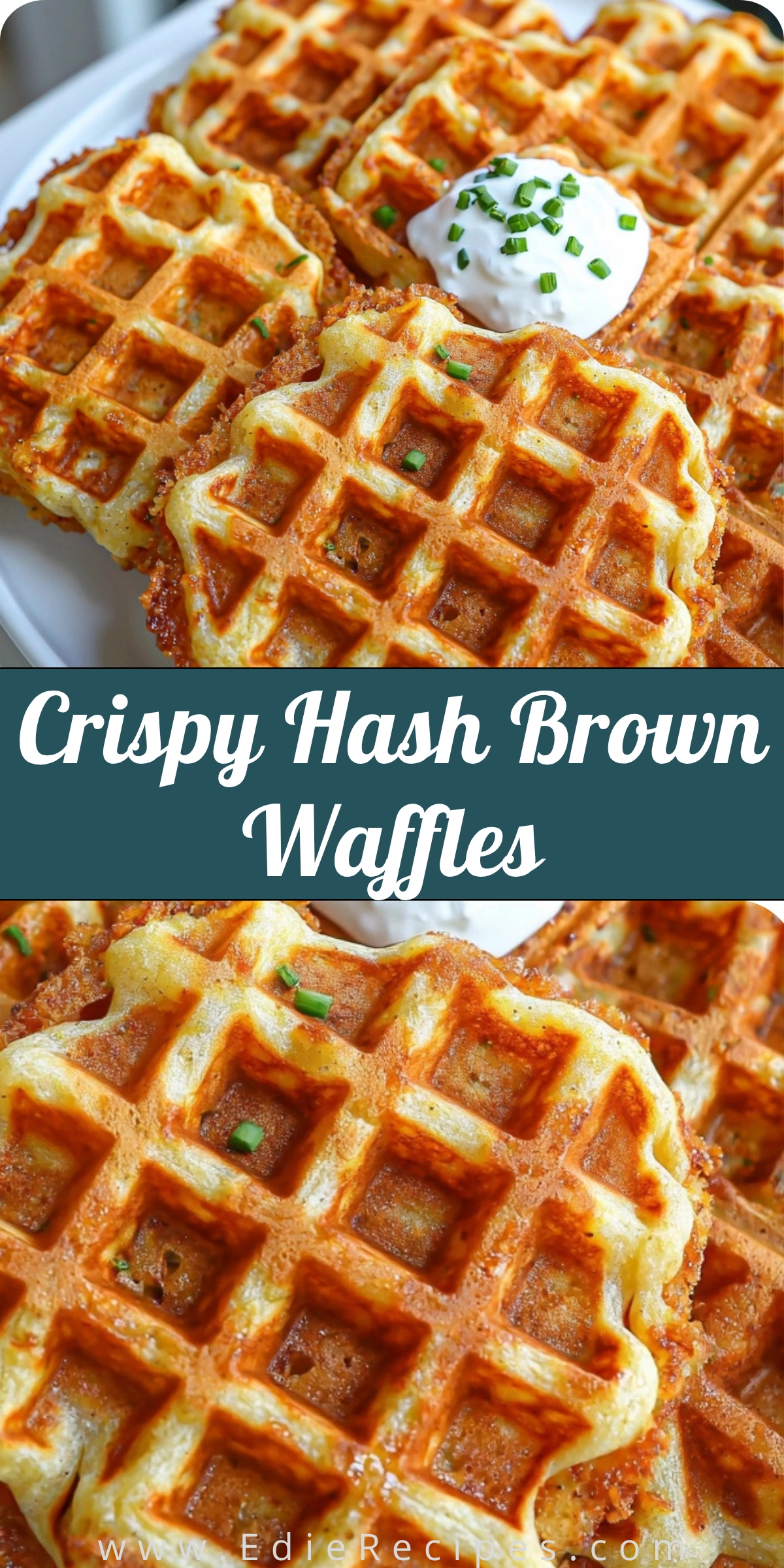 Crispy Hash Brown Waffles