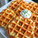 Crispy Hash Brown Waffles