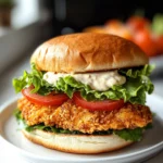 Crispy Lemon Pepper Chicken Sandwich