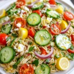 Cucumber Lemon Orzo Salad