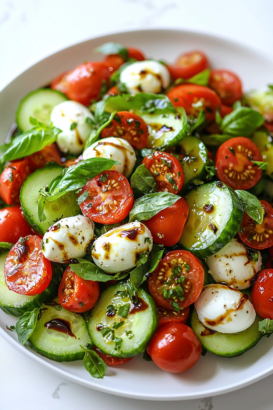 Cucumber Mozzarella Salad