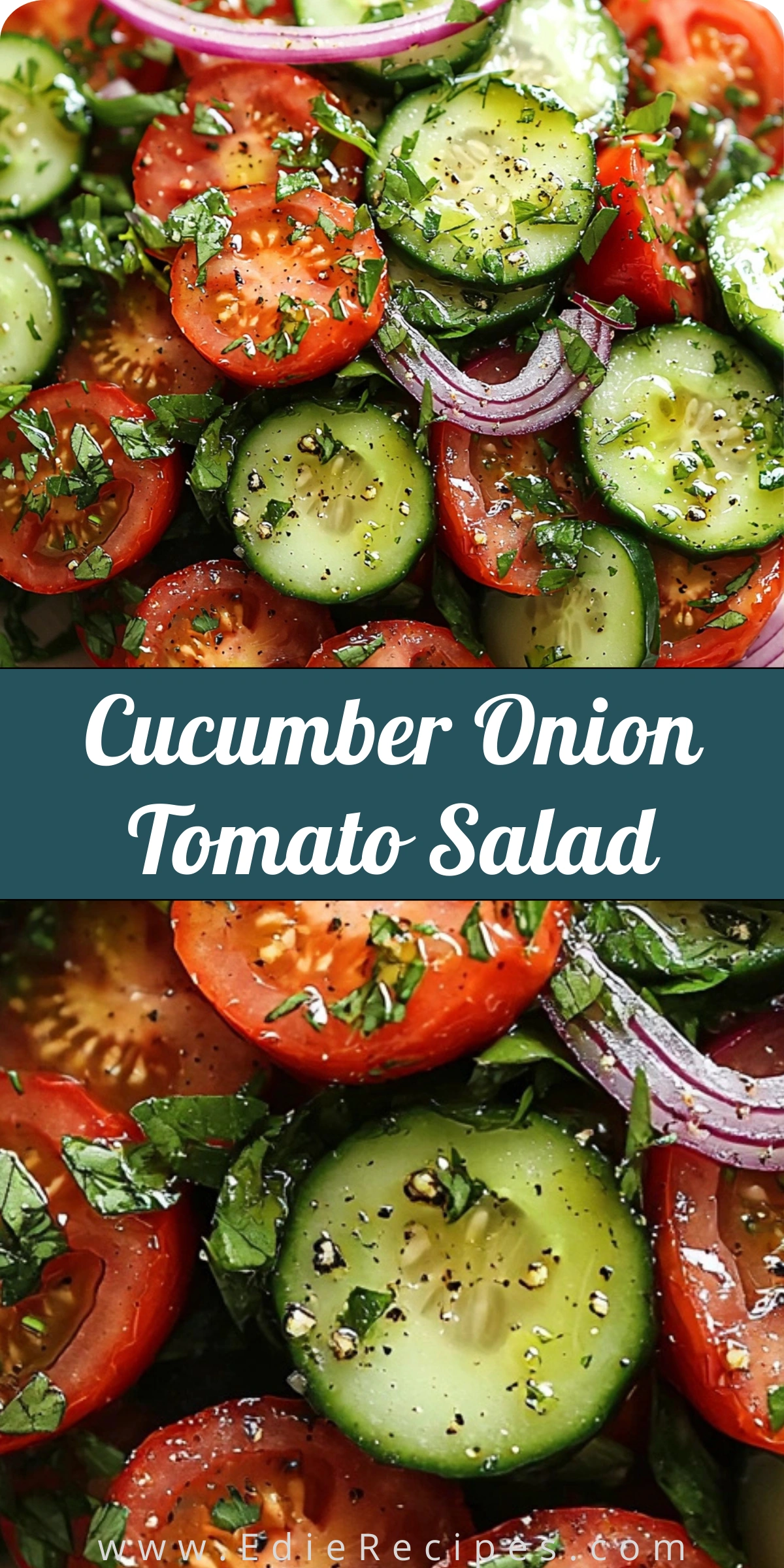 Cucumber Onion Tomato Salad