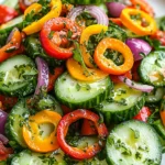 Cucumber and Sweet Pepper Salad